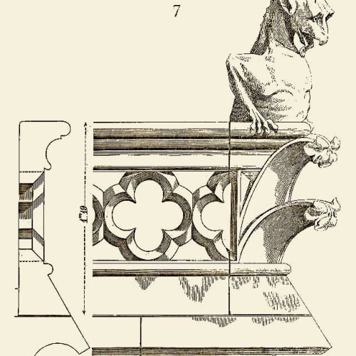 Chimère de Viollet-le-Duc pour Notre-Dame de Paris