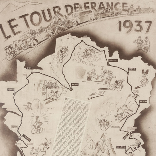 Parcours du Tour de France 1937