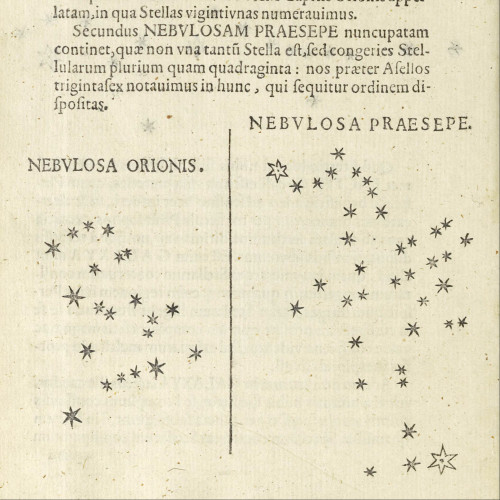 Les nébuleuses Orion et Praesepe