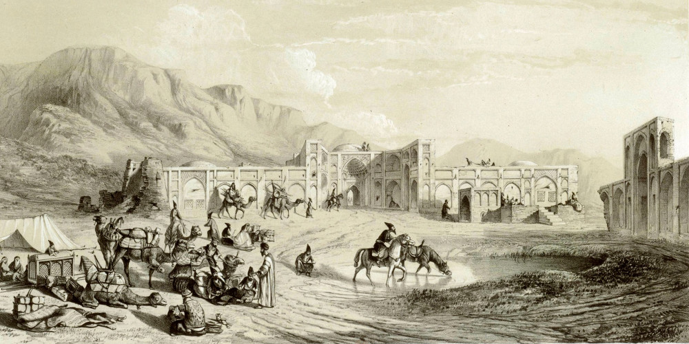 Caravansérail de Kachan Perse