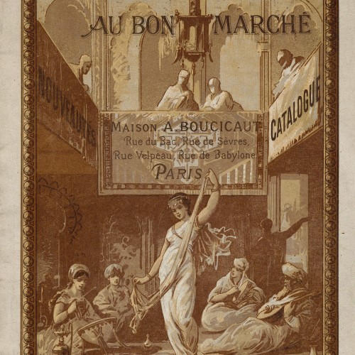 Publicité pour le salon oriental du Bon Marché