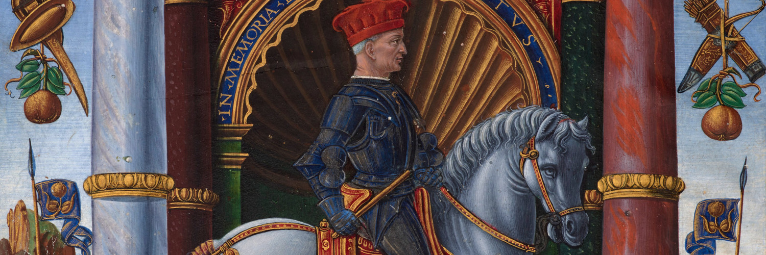 Portrait équestre de Muzio Attendolo Sforza 