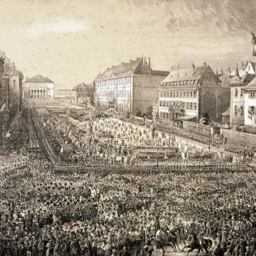 Fête du 16 avril 1848 à Strasbourg