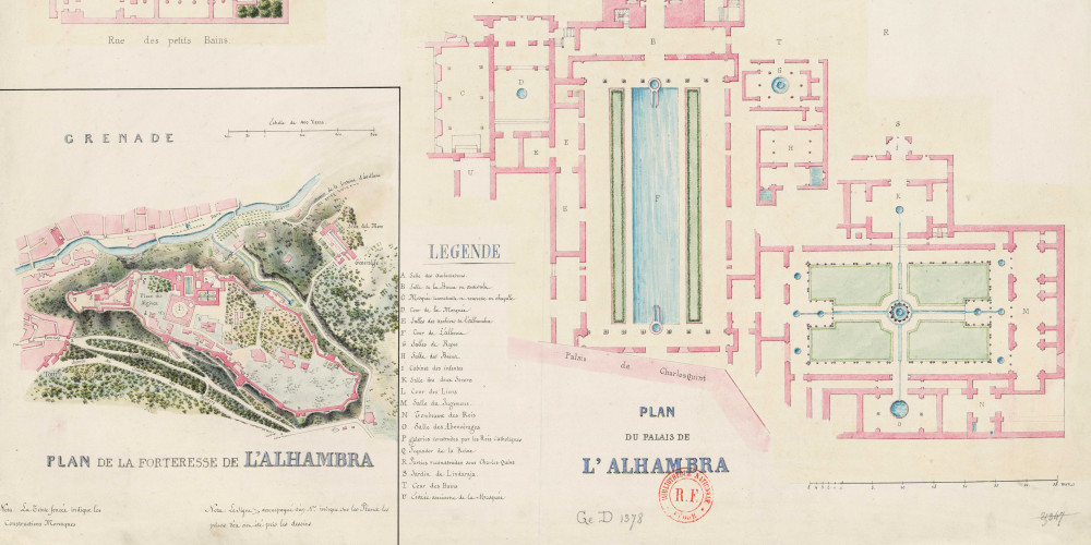 Plan du palais de l’Alhambra