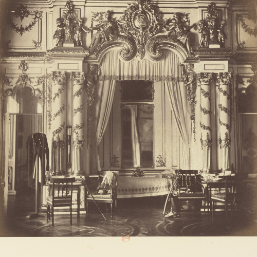 Palais de Tsarskoé-Sélo. Chambre à coucher de l’empereur Nicolas Ier. Tome I, planche 4