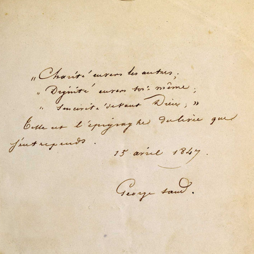 Épigraphe du 15 avril 1847