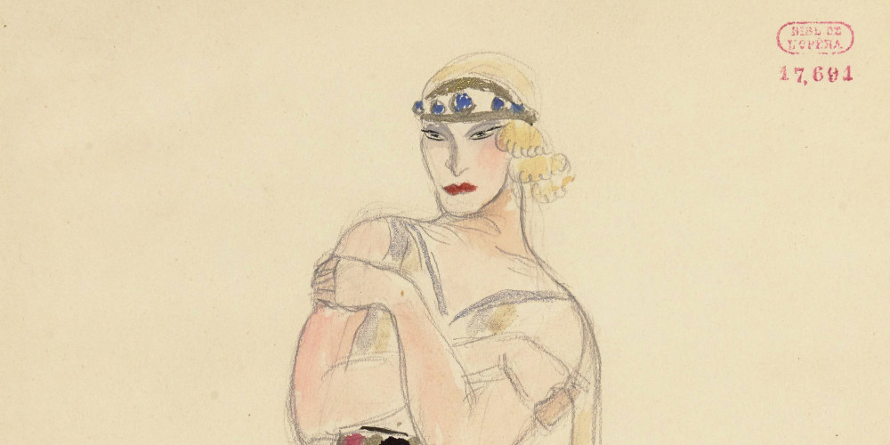 La Flûte enchantée : maquette de costume de Jacques Dresa