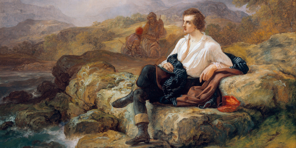 Lord Byron au bord de la mer hellénique