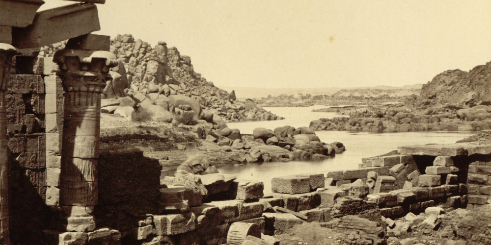 L'île de Philae, au nord du Nil