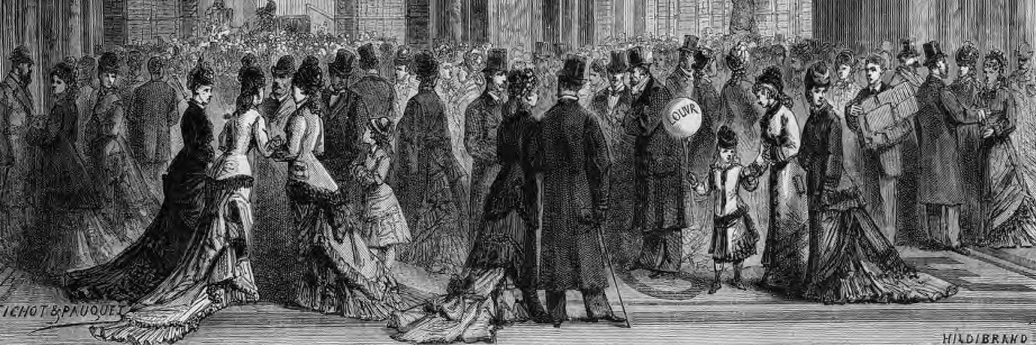 Porte d'entrée sur la place du Palais-Royal, grands magasins du Louvre