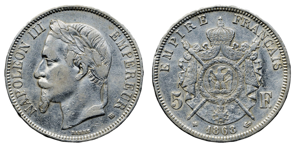 Cinq francs de Napoléon III