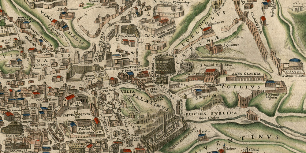 Plan de Rome (1500-1599 )
