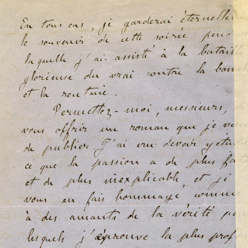 Lettre aux Goncourt