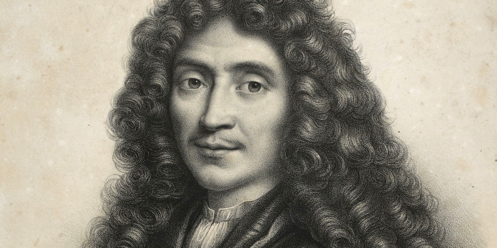 Portrait de Molière, d'après un dessin de Mignard