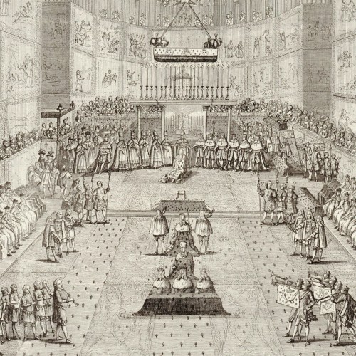 Cérémonie du sacre de Louis XVI le 11 juin 1775