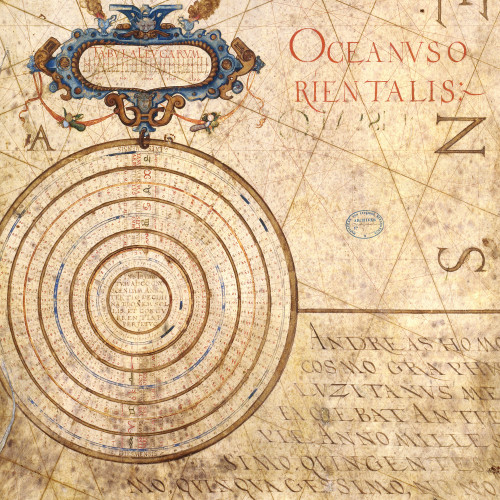 Universa ac navigabilis totius terrarum orbis descriptio (détail)