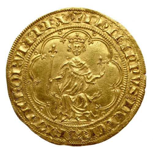Denier d’or à la masse de Philippe IV