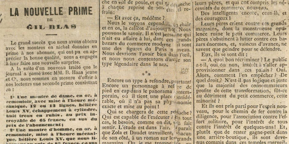 Coupure de presse du Gil Blas