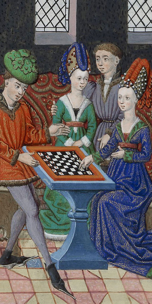 Cassiel et Phésona jouant aux échecs