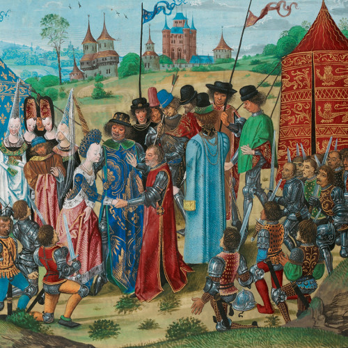 Charles VI et sa fille Isabelle promise à Richard II d’Angleterre (1396)