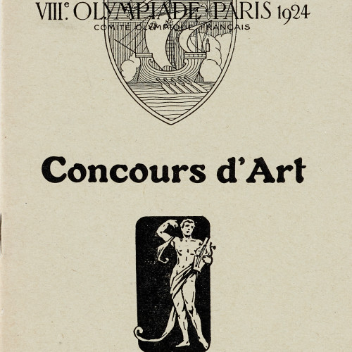 Le livret de règles des concours artistiques olympiques de 1924