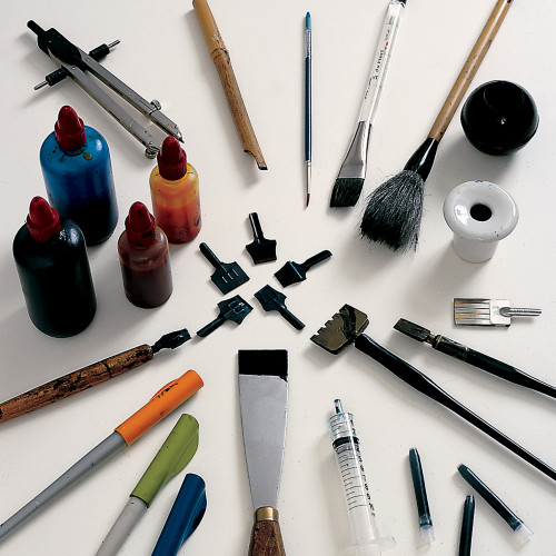 Les outils du calligraphe