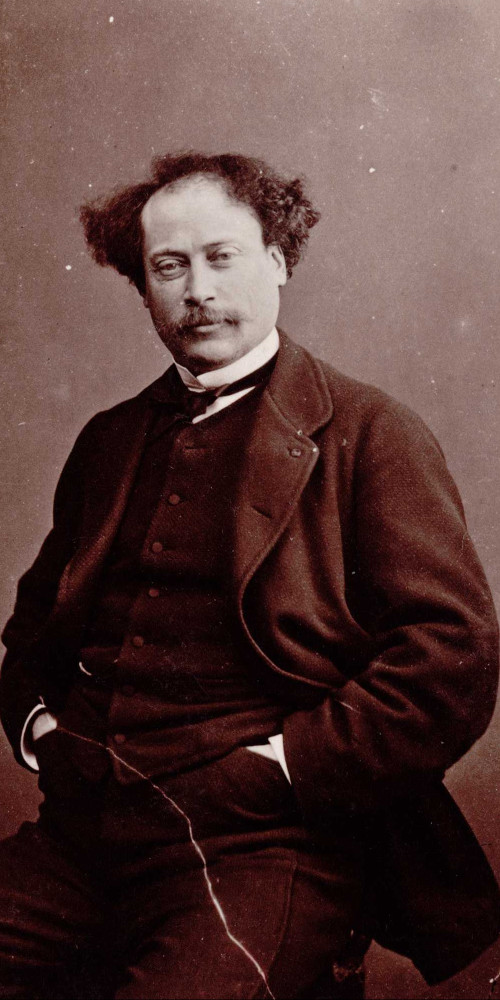 Portrait d'Alexandre Dumas fils par l'atelier Nadar