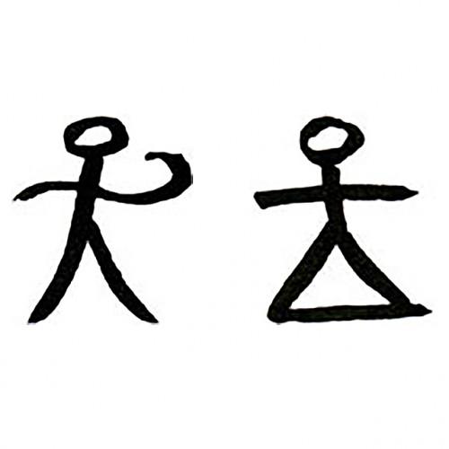 Caractères pictographiques dongba