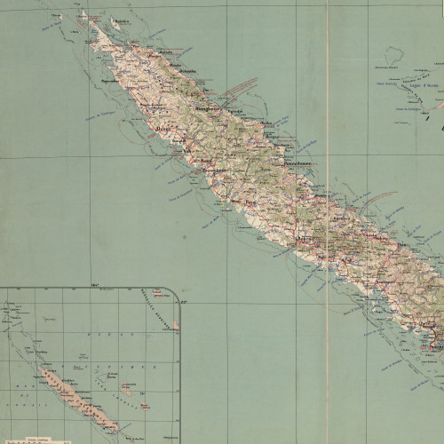 Carte de la Nouvelle-Calédonie