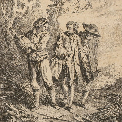 François Boucher, frontispice pour Le Médecin malgré lui, 1735