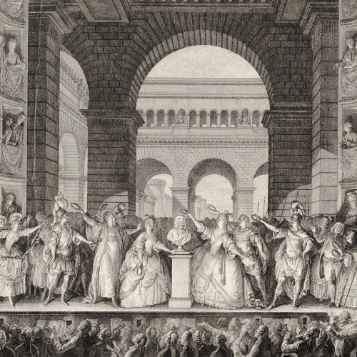 « Couronnement de Voltaire » sur le théâtre français le 30 mars 1778