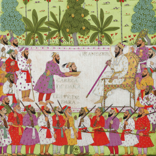 L’esclave Nazir présente à l’empereur Aurangzeb la tête de Dara Shikoh