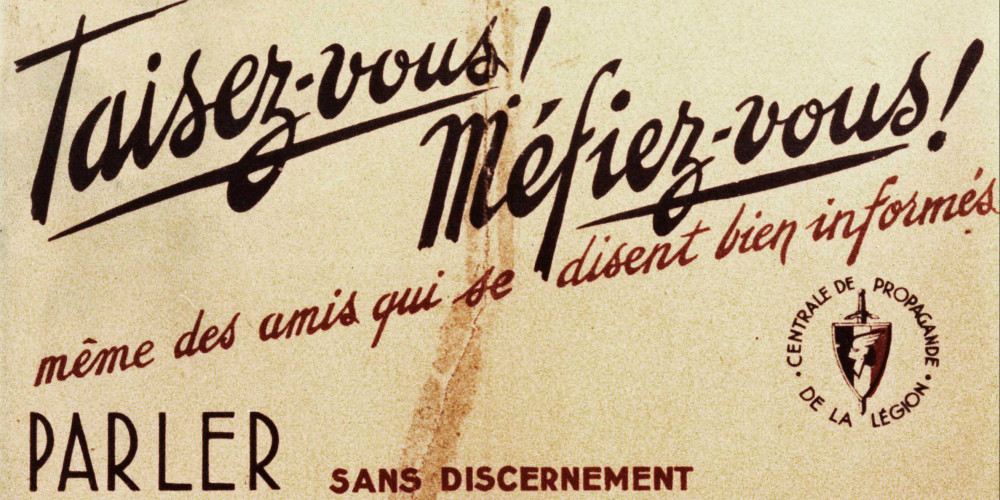 Affiche antimaçonnique sous Vichy