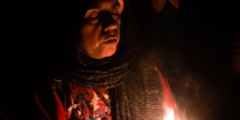Cérémonie du feu nouveau dans la municipalité d'Iztapalapa