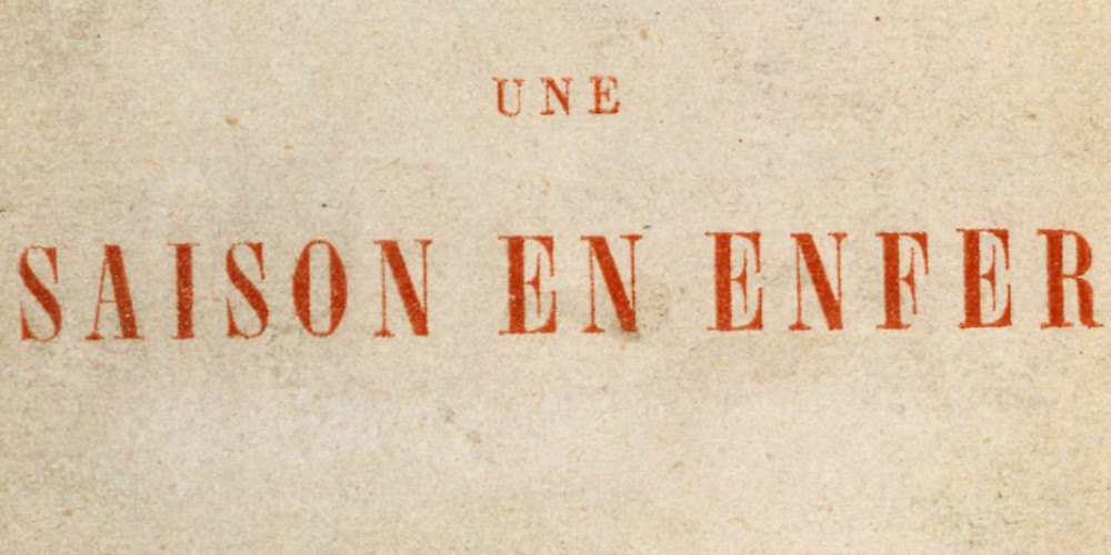 Première édition de Une saison en enfer