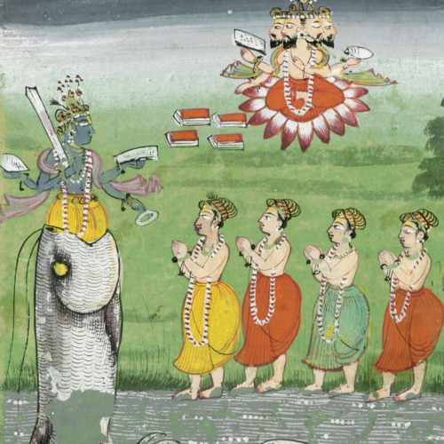 Vishnu en tant que Matsya