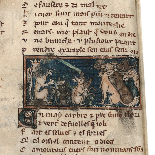 L’auteur à son pupitre