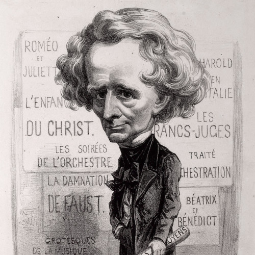 Portrait-charge d'Hector Berlioz