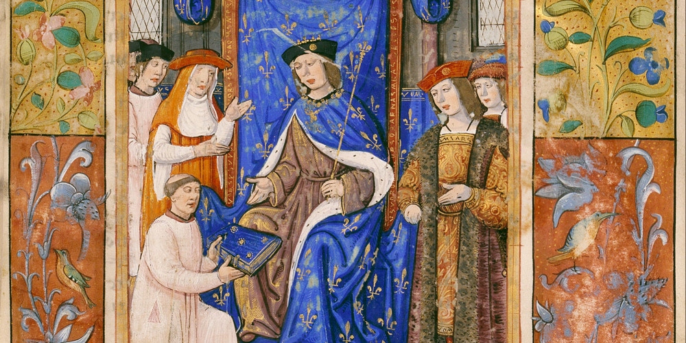 Claude de Seyssel offrant son ouvrage à Louis XII