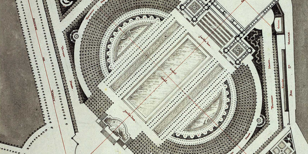 Plan d’un palais pour Mgr le Comte d’Artois à la Pépinière du Roule