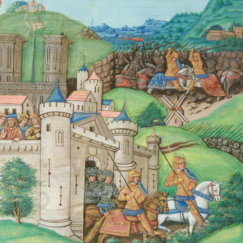 Charles le Téméraire quittant Paris Bataille de Dinant (1466)
