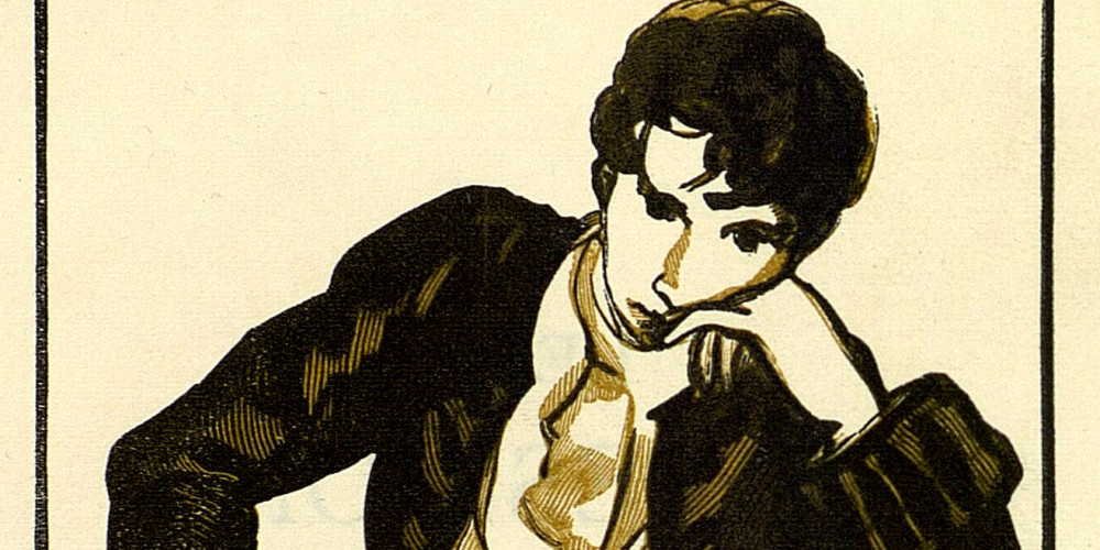 Portrait de Rousseau à 18 ans
