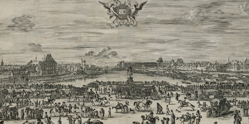 La perspective du Pont Neuf de Paris