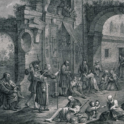 Scène de rue à Venise