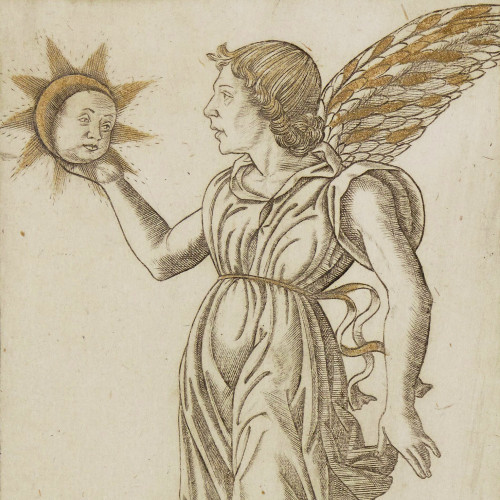 Tarots dits de Mantegna, série B : Les Principes cosmiques et les Sept vertus, n°31