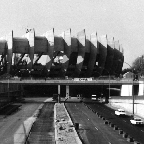 Le Parc des Princes au-dessus du périphérique