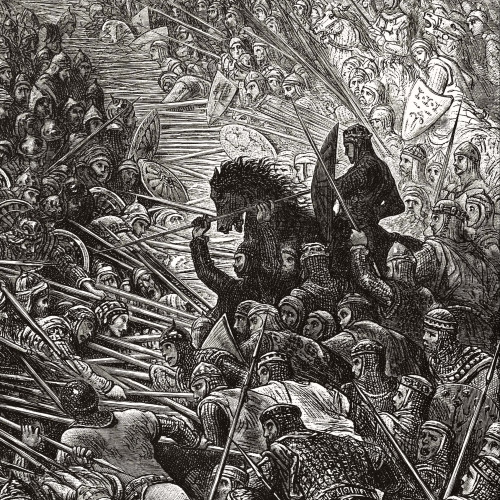 Combat entre les armées de Charles et d’Agramant aux portes de Paris