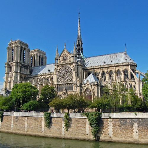 La flèche de Notre-Dame de Paris