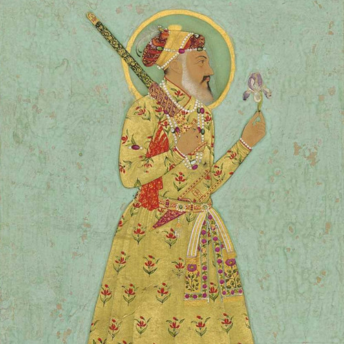 L’empereur Shah Jahan tenant un iris