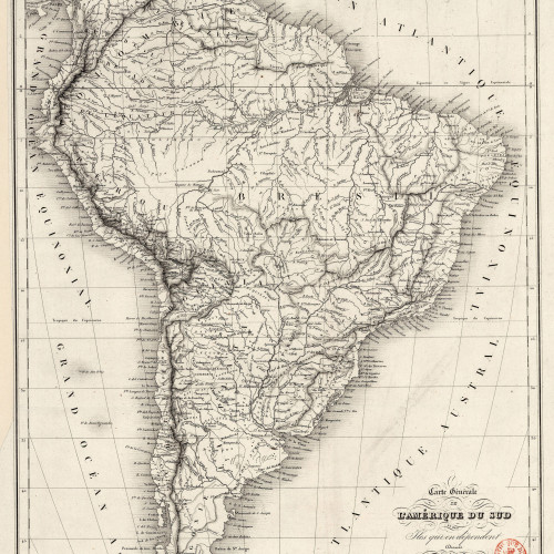 Carte générale de l'Amérique du Sud et des îles qui en dépendent